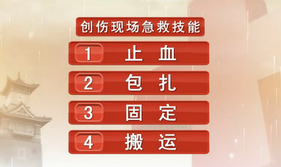 創(chuàng)傷的止血、包扎、固定和搬運(yùn)